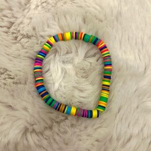 This is a clay bead bracelet made by three goth grades hope you enjoy